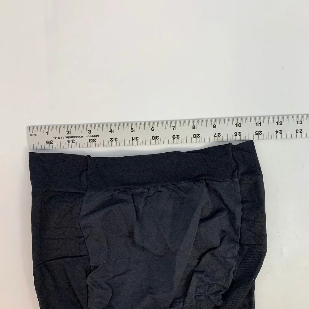 SPANX Mama Black Short Built-In Support‎ Cradles Bump Firms Butt Thighs Size B